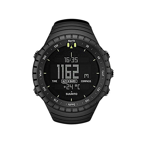 suunto all black military watch