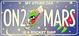 Marvin the Martian ON2 MARS License Plate