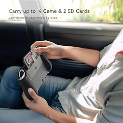 Switch OLED Case with Flip Game Storage, KIWIHOME