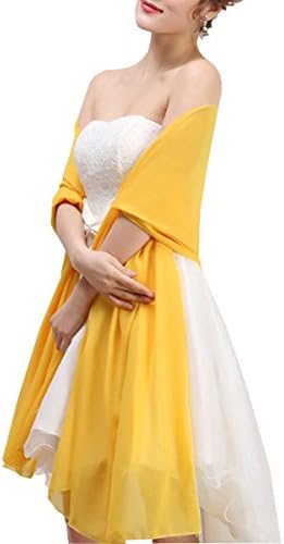Verabeauty Women Soft Chiffon Scarf Bridesmaid Shawls and Wraps B041