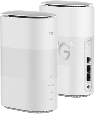 ZTE 5G CPE MC888 Unlocked 5G WiFi Home Router 3.8Gbps UK Plug White