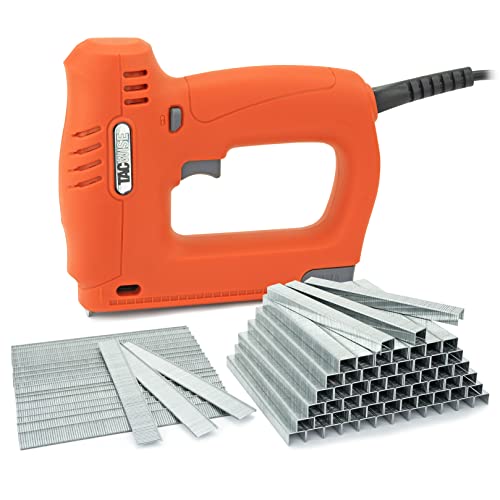 Tacwise 1703 140EL Pro Electric Staple Brad Nail Gun and 7000 Fasteners