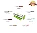 Ecllypce 3 Stage Manual Knife Sharpener, Coarse, Ceramic, & Fine, Repair & Restore Knives, Chef's Choice Kitchen Knife Sharpener for Ceramic & Straight Knives