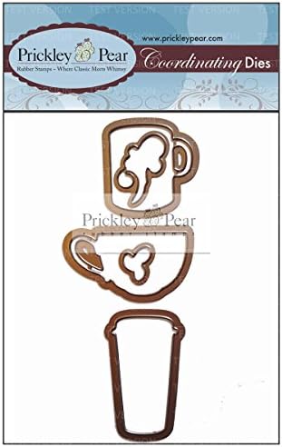 Prickley Pear Die-Coffee Cups, 5"X2.5"