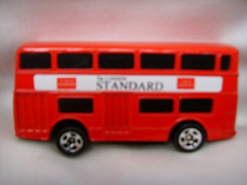 The London Standard Red Double Decker Bus Metal Toy 3" Collectible