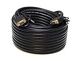 Monoprice 75-Feet VGA/SVGA Male-Male Monitor Cable with Stereo Audio and Triple Shielding