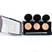 Full Coverage Concealer Palette, Waterproof Concealer Cream, 3 Colors + Brush, by Dermaflage