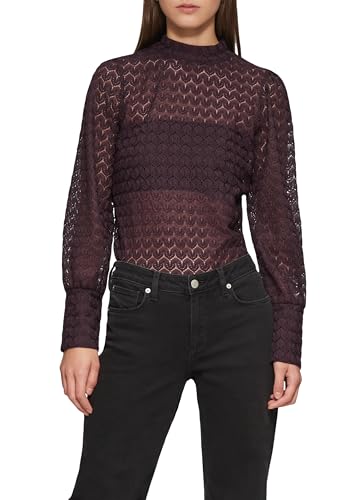 Langarmshirt mit Strukturmuster