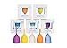 Lunette Menstrual Cup – Best Reusable Period Cup – Wear for 12 Hours and Reuse up to 10 Years, Clear Size 2 for Moderate to Heavy Flow