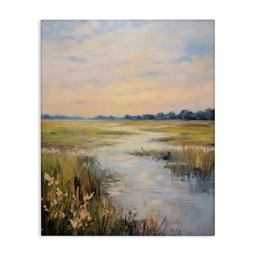 Stupell Industries Summer Marsh Stream Canvas Wall Art, design by Creative Stud…