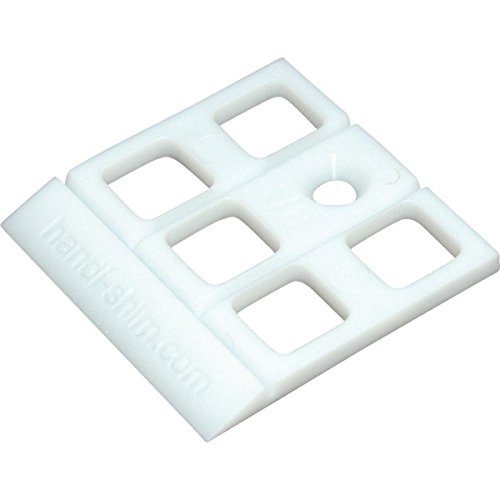 HandiShim HS1840WH Plastic Shim Slotted Shims Industrial
