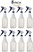 ChefLand Empty Durable Plastic Spray Bottles - Pack of 8 - New Improved 100% Leak Proof- 24 Oz - Refillable Sprayer for Multi-Purpose Use - Durable Trigger Sprayer with Mist & Stream & Off Modes