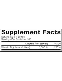 Fórmulas vitamina D3 Jarrow, 5000IU, 100 geles suaves, D5000, 2, 2