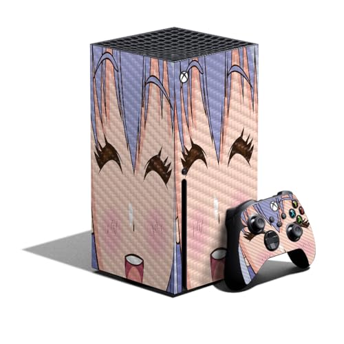 Carbon Fiber Gaming Skin Compatible with Xbox Series X Bundle - Personal Space…