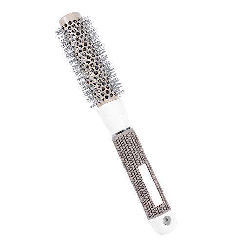 Ausla Round Brush for Blow Drying, 32mm Ceramic Iron Hair Styling Curling Brush, High Temperature Resistant for Salon