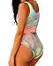 iHeartRaves Rainbow Tie Dye Zip-Up One Piece Bodysuit (Small)
