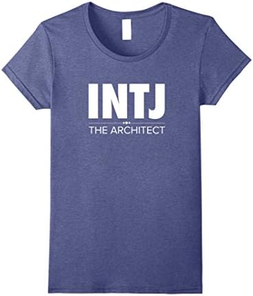 Womens INTJ - The Architect Shirt Medium Heather Blue