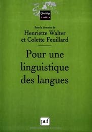 Pour une linguistique des langues