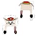Nickelodeon Boys' Little Paw Patrol Marshall Squeeze and Flap Fun Cold Weather Hat, WhiteRed, Age 4-7