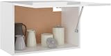 vidaXL Modern Kitchen Cabinet, White Chipboard, 60x31x40cm, Storage Shelf view 5