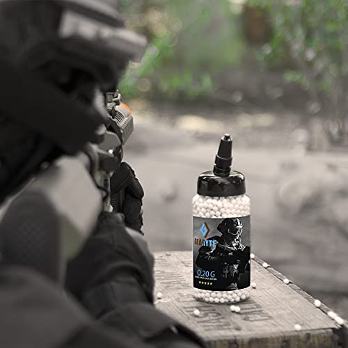 Gearyte 6mm .2 Gram BBS for Airsoft Guns Biodegradable Ammo 2000 Count
