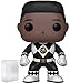 Funko Pop! TV: Mighty Morphin' Power Rangers - Zack Black Ranger (No Helmet) Vinyl Figure (Bundled with Pop Box Protector Case)