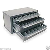 HUOT METRIC DRILL BIT (SIZES 1MM TO 13MM) DISPENSER ORGANIZER CABINET - 13075