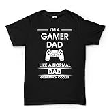 I'm A Gamer Dad Fathers Advanced Warfare Gaming Mens T Shirt XL Black