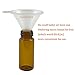 DmHirmg 4 Pack Bottle with Spoon Inside with DmHirmg Micro Funnel by DmHirmg