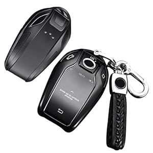 minghaoyuan Autosleutel Cover voor BMW, Smart Display LCD Afstandsbediening Sleutelhanger Cover, voor BMW 7 Serie 740i…