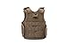 Tactical Premium Beer Military Molle Mini Miniature Vests Beverage Cooler for 12oz or 16oz Beverages cans and Bottles - Adjustable Shoulder Straps - Coyote Brown