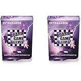2 Packs Arcane Tinmen Non-Glare Board Game Sleeves 50 ct Extra Large Size Card Sleeves Individual Pack