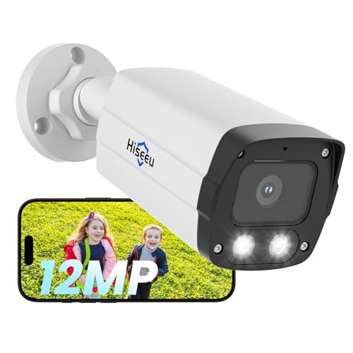 Hiseeu 12MP PoE IP Camera