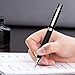 Meral Pen Ballpoint Pen Writing - Elegant Fancy Nice Gift Pen for Signature Executive Business Office Supplies - Gift Bag with Extra Refills (Black)