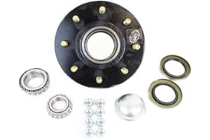 Southwest Wheel 8-Hole, 6.5" Bolt Circle Idler Hub for 7,000 lb Axle