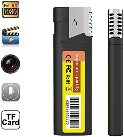 HD 1080P Hidden Spy Camera Real Electronic Lighter DVR Cam U Disk Video Recorder Portable Mini DV without Lens Hole@Laing-H