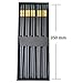 Melamine Chopsticks. Reusable Luxury Chopstick Set. A Wooden Replacement Made With Non-Toxic Dishwasher Safe Melamine. (Black 5 Pairs)