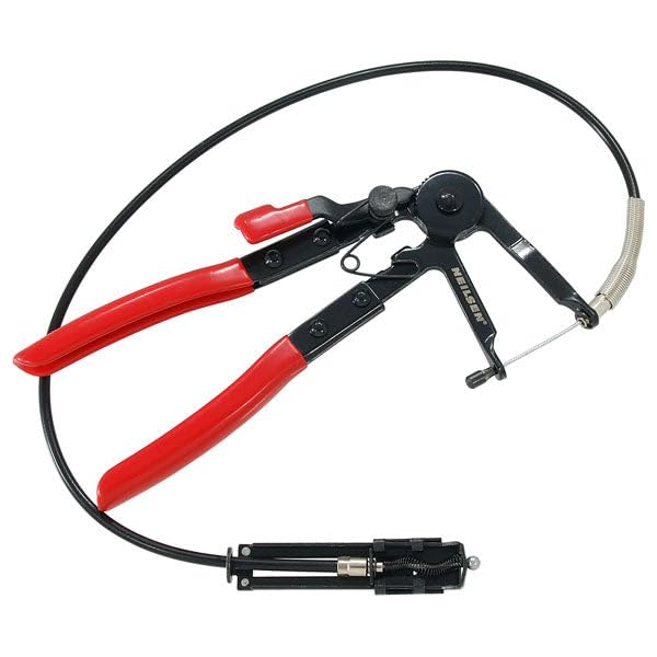 Neilsen CT1123 - Flexible Hose Clip Pliers with 630mm Wire Flex, Ideal for Confined Spaces, Suitable for Replacing Fuel, Oil and Water Hoses