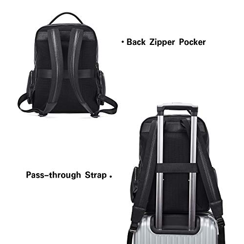 bostanten leather laptop backpack