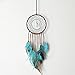 Bemall DIY Dreamcatcher Feather Green Turquoise Handmade Dream Catcher Kit Make Your Own Dream Catcher Home Car Decoration Pendant