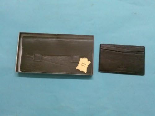 Clairefontaine Mignon Passport and Boarding Pass Holder Genuine Leather Blue