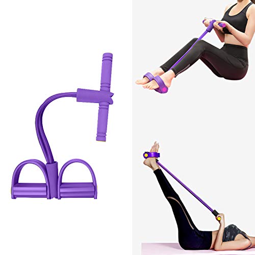 Pikabo-Pedal-Resistance-Band-4-Tubes-Fitness-Sit-Up-Pull-Rope-Bodybuilding-Tension-Rope-Elastic-Pull-Rope-Fitness-Equipment-for-Abdomen-Waist-Arm-Yoga-Stretching-Slimming-Training