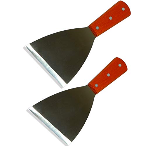 Stainless Steel Grill Griddle Spatula Scraper Commercial Grade Diner