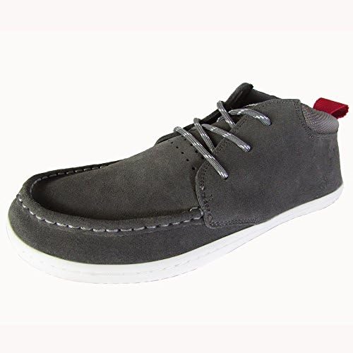 Vivobarefoot Men's Drake Mid Top Boot, Dark Grey, 45 EU/11.5-12 US