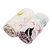 GFTSTORE Muslin Swaddle Blanket 70% Bamboo 30% Cotton-for Baby-2 pcs/Set (Mermaid design-4747)