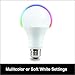 Vivitar LB-60 450 Lumens (40W) Wireless Smart Multi Colored LED Bulb, Wireless Wi-Fi Enabled Smart Bulb, Programmable Timer, Home Automation, Energy Efficient and Eco Friendly, White