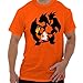 Poke Go Evolution Gamer Nerd Cool Workout T Shirt Tee Orange