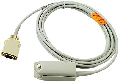 Alpta Masimo Spo2 Sensor Adult Finger Clip for Zoll Model M CCT Transport Monitor 10feet