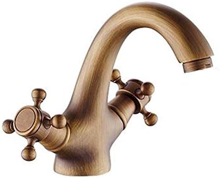 WYJW Washbasin Faucets, MZJ-13 Creative Fittings Brass Material, Anodised, Rotary handle, Fittings: Basin Mixer, Bathroom Faucets