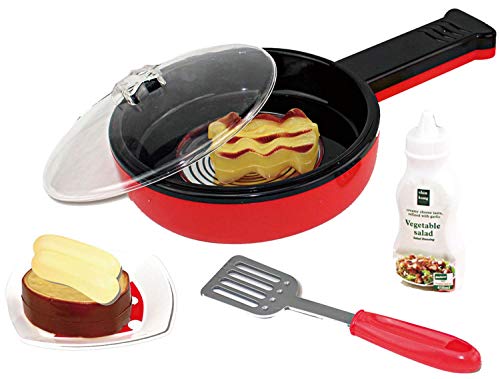 JT-Lizenzen Luna Spielküchen Pfannen-Set 8-TLG. mit Zubehör Kinder Kochgerät Utensilien +3J